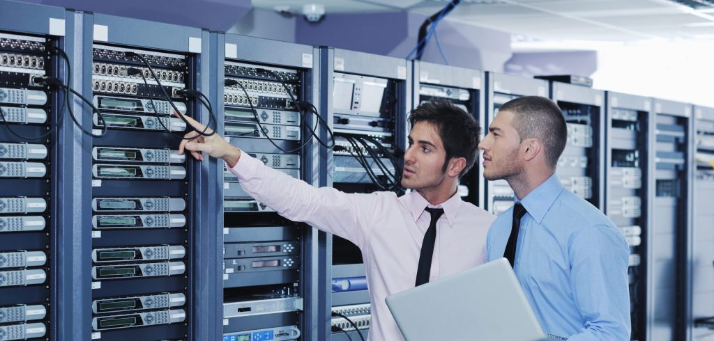 It enineers in network server room